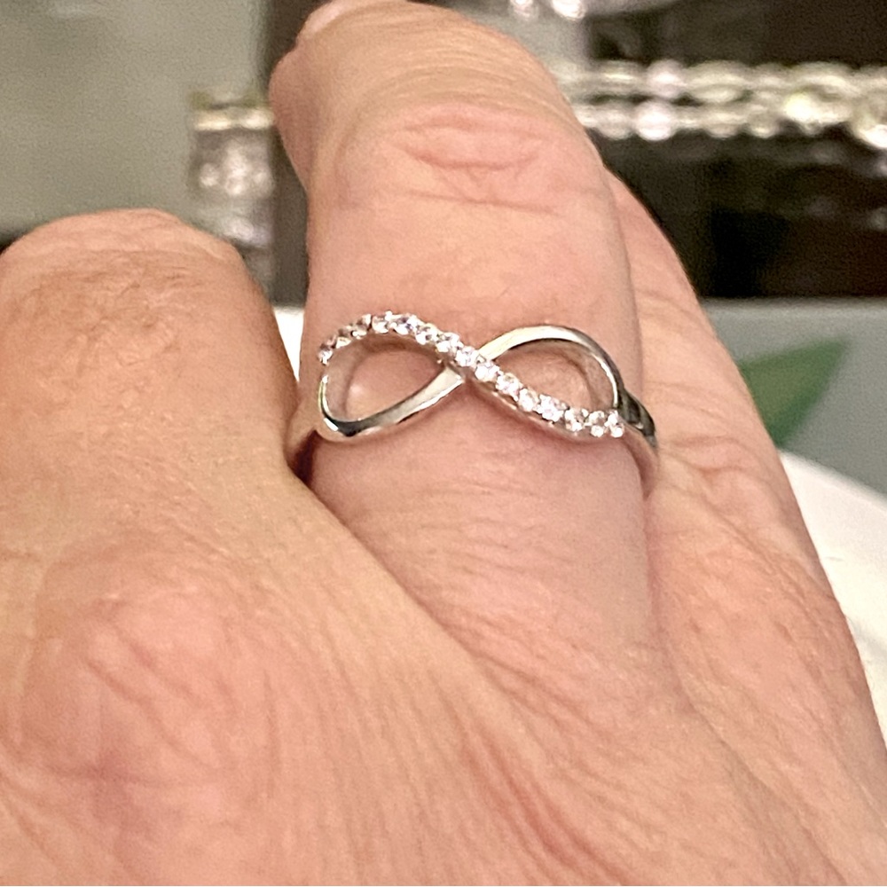 Sterling infinity ring